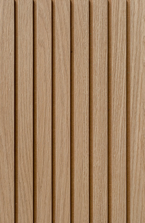 LOFT Nordic Oak · Bold Slat — Designer Peel & Stick Wall Panel