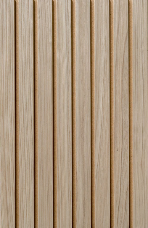 LOFT Frost Cypress · Bold Slat — Designer Peel & Stick Wall Panel