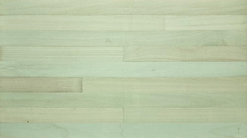 Sage Green Wood Wall Planks · Color-Washed Paulownia