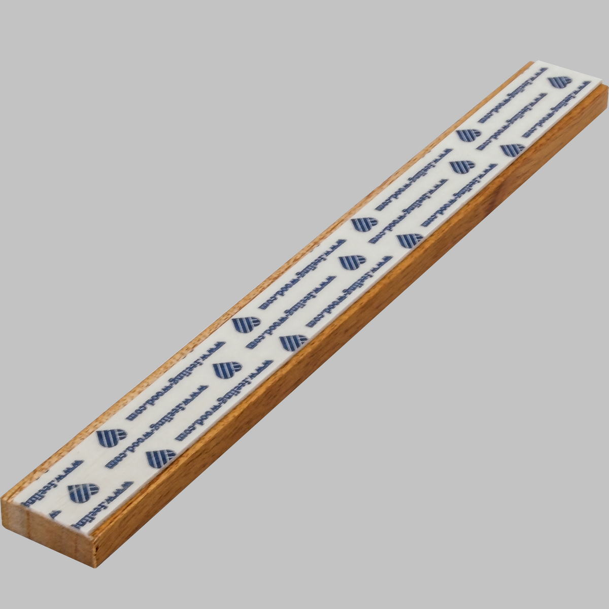 Cedar wood edge trim, back with peel and stick adhesive