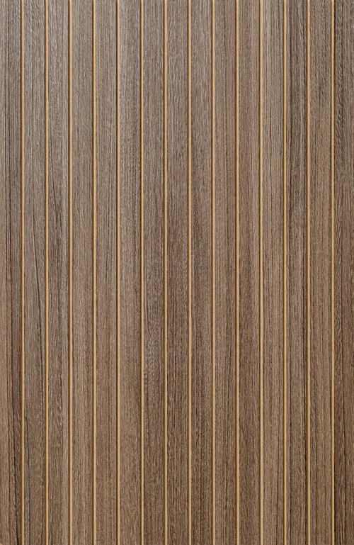 LOFT Silver Oak · Fine Slat — Designer Peel & Stick Wall Panel