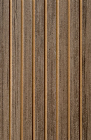 LOFT Silver Oak · Bold Slat — Designer Peel & Stick Wall Panel