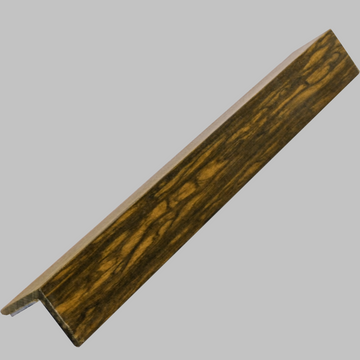 Guayubira wood corner trim for wall panels