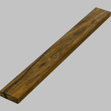 Guayubira wood edge trim for wall panels