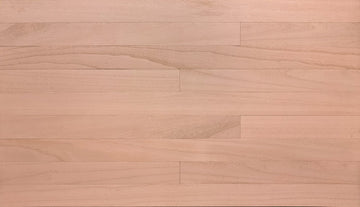 Pink color-washed paulownia wood wall planks, front view