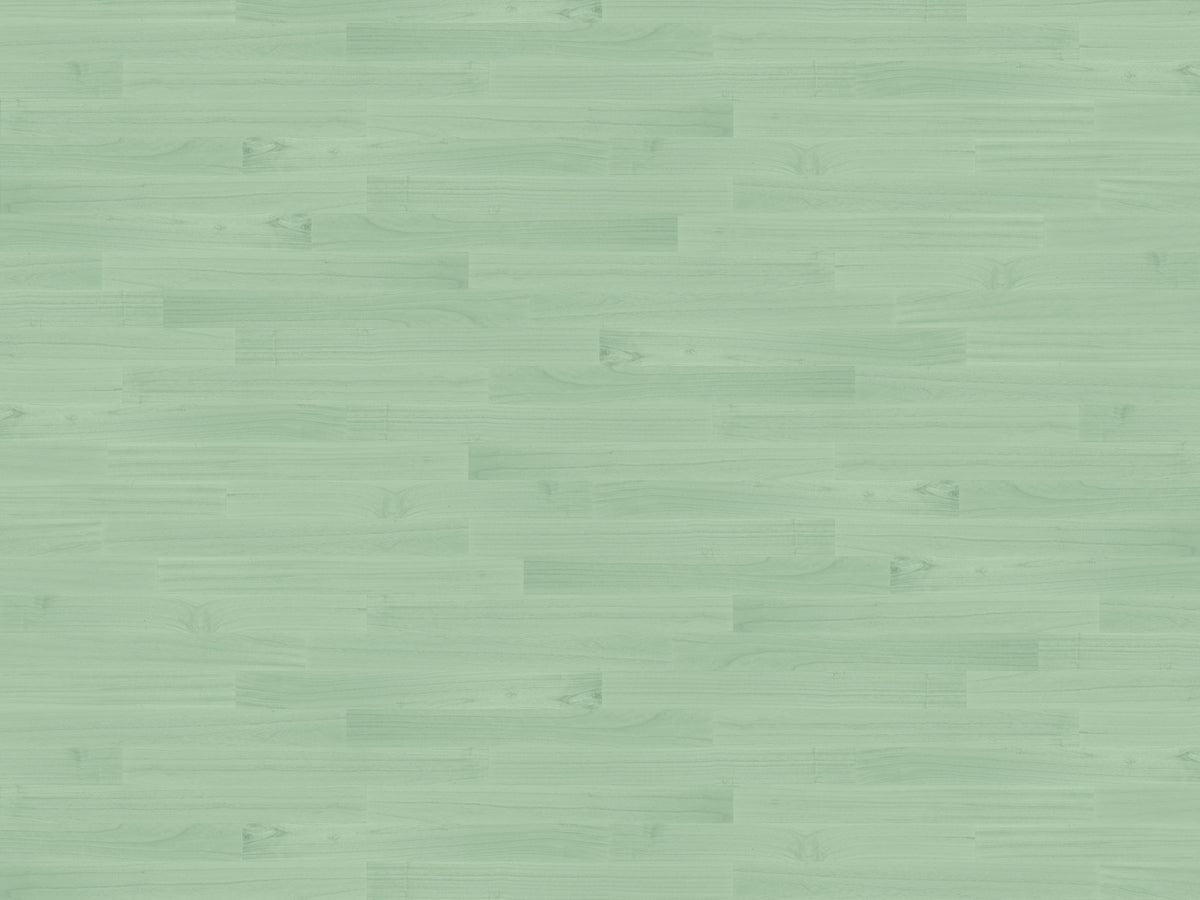 Sage green wood wall planks, layout detail
