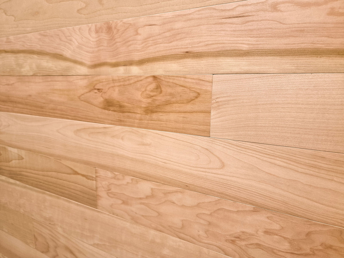 Fireland Cherry wall planks, edge profile