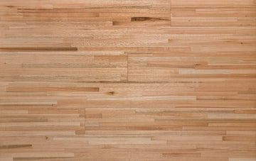 Strips eucalyptus wood mosaic wall panel, front view