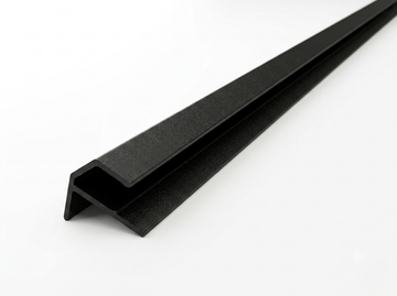 LOFT Aluminum Outside Corner · Black — Panel Trim