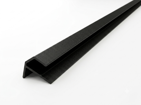 LOFT Aluminum Outside Corner · Black — Panel Trim