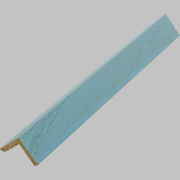 Aqua paulownia wood corner trim for wall panels