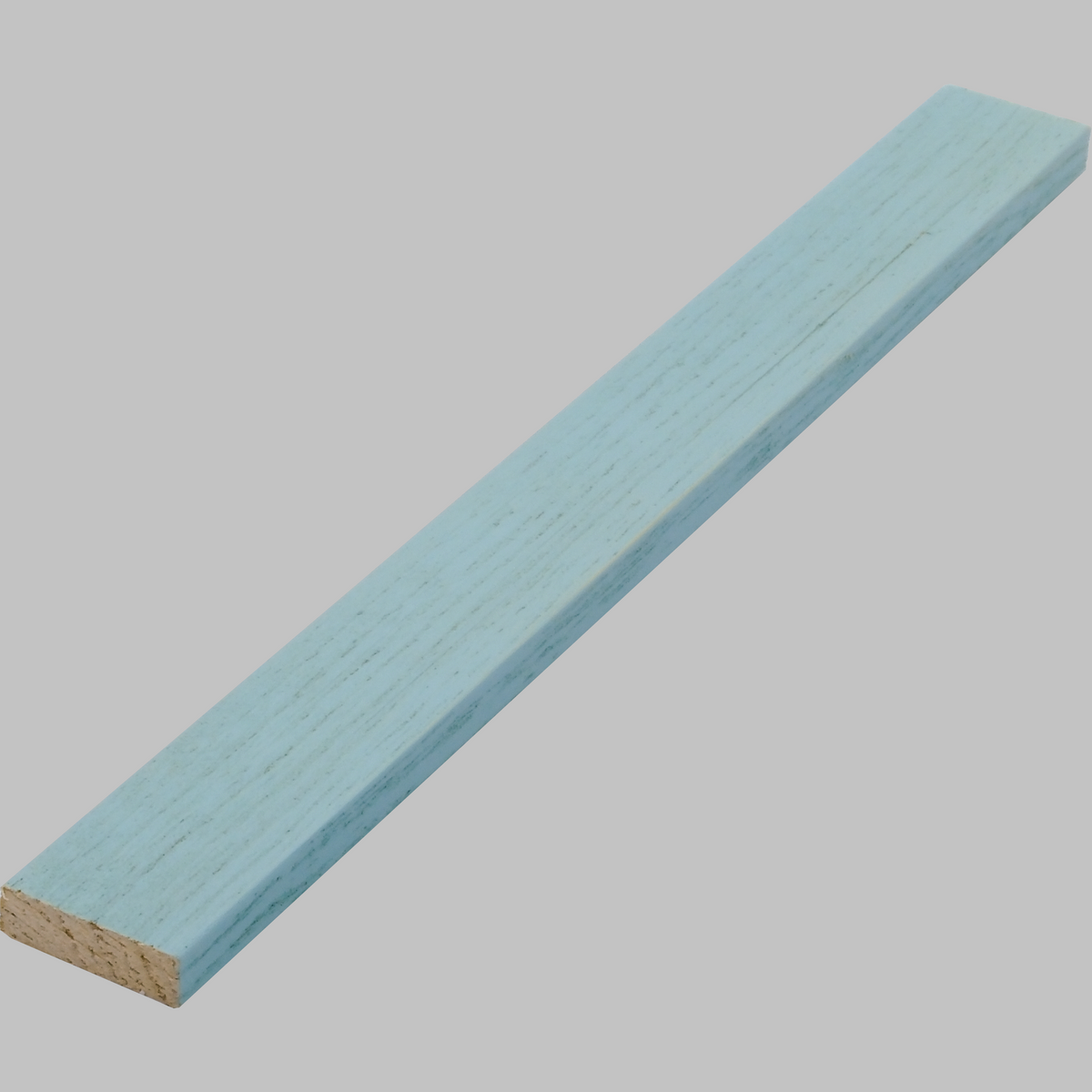 Aqua paulownia wood edge trim for wall panels