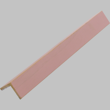 Pink paulownia wood corner trim for wall panels