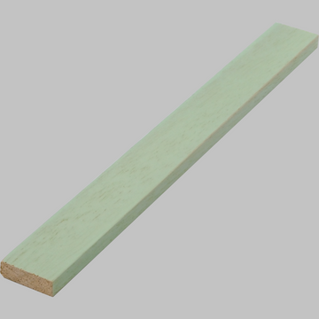 Sage green paulownia wood edge trim for wall panels
