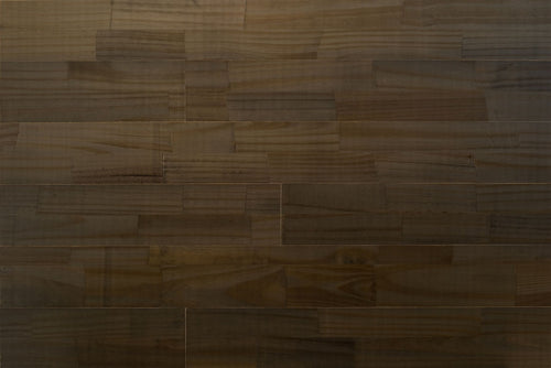 Dark Bourbon Pine Wood Brick Wall Panels
