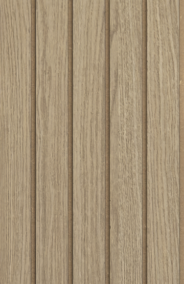 Panel de listones autoadhesivo LOFT Nordic Oak, perfil Grand Slat — frente del panel, 40 × 26 cm