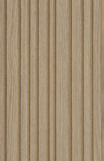 Panel de listones autoadhesivo LOFT Nordic Oak, perfil Cadence — frente del panel, 40 × 26 cm